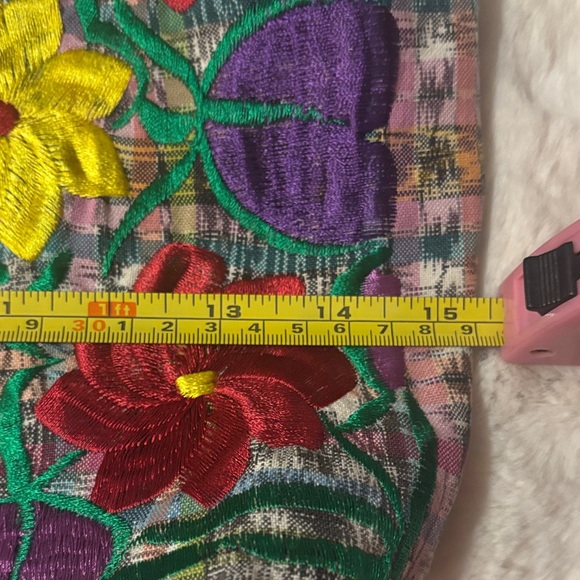 Colorful Floral Embroidered Women's Bag - Picture 6 of 8